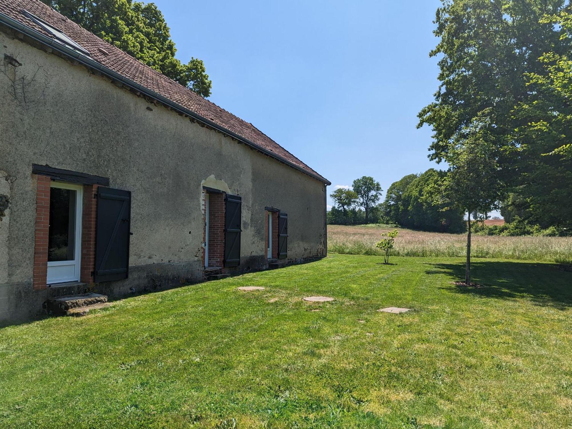 Grande Ferme Renovee Avec Jardin Et Loisirs A Proximite - Fr-1-591-155 Villa Pouligny-Notre-Dame Exterior photo